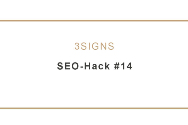 SEO-Hack #14 - Seitenbeschreibung